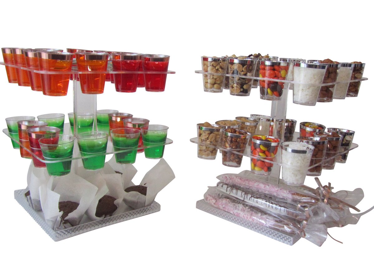 LokMate's tweet photo. Beautiful EZ Dessert Display Tray with 24 mini cups included. See it at Amazon by McChi Tech https://t.co/pDj2K4o4vU