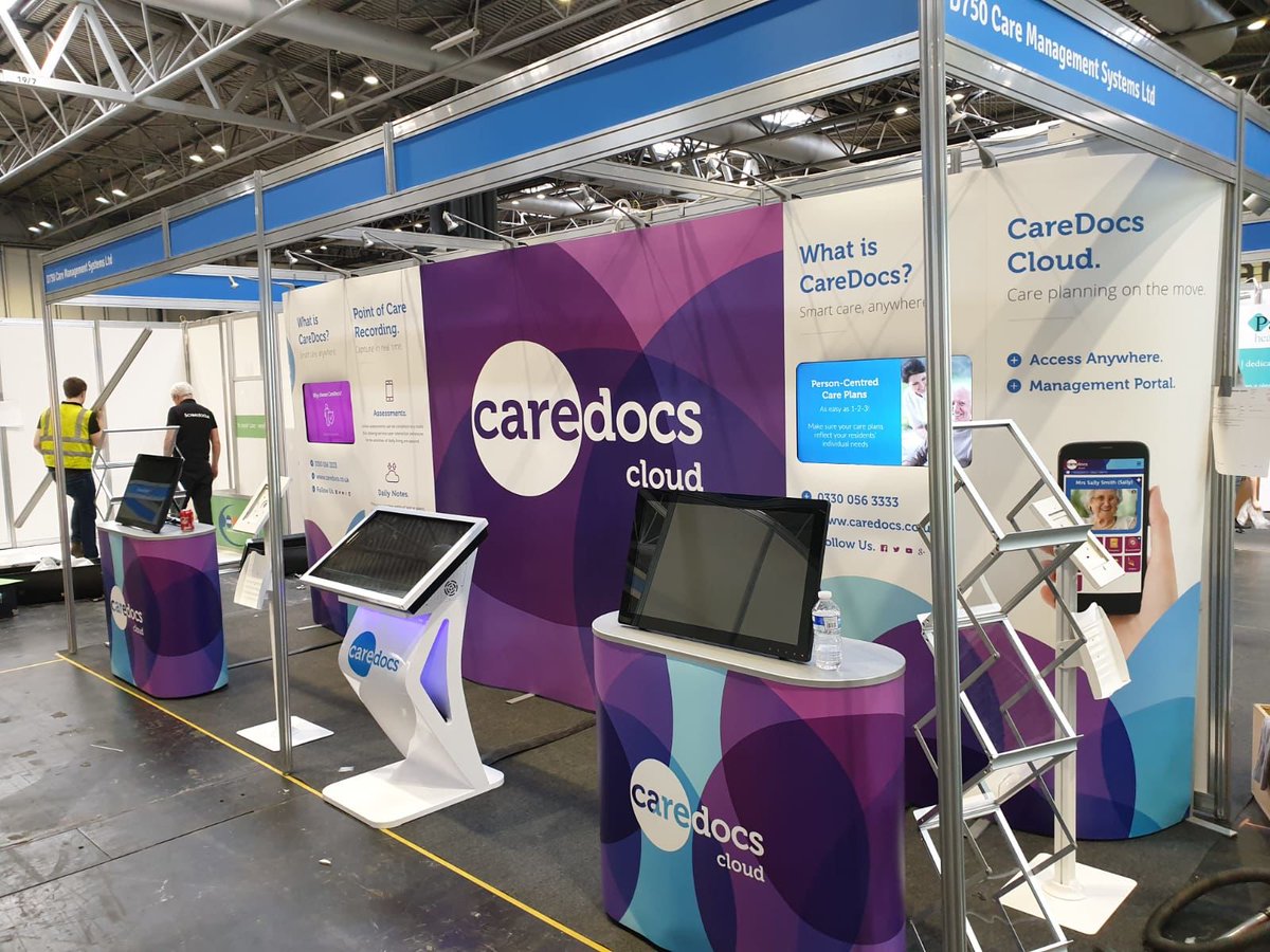 CareDocsUK's tweet image. We&apos;ve been busy getting ready for the Dementia, Care &amp;amp; Care Home Expo 2019 and we&apos;re looking forward to helping you understand how we can digitally revolutionise the way you work! 
Come and see us on stand D750 to find out more! 
#CareHome19 #CareDocs #DigitalTransformationInCare