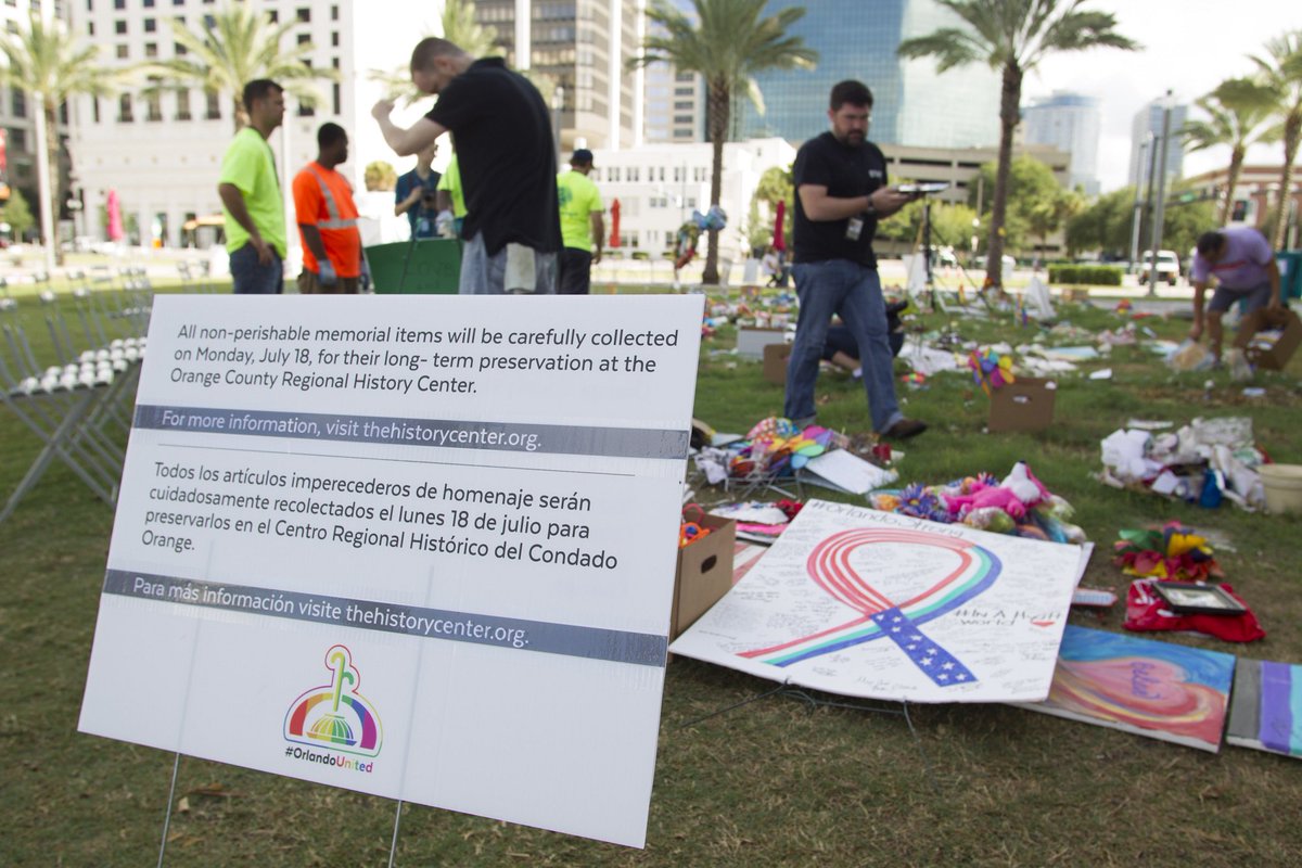 US_IMLS's tweet photo. #IMLSmedals finalist @HistoryCenterFL held a special exhibit, Another Year Passes: Orlando After the Pulse Nightclub Massacre, marking the two-year commemoration of the mass shooting in Orlando on June 12, 2016. https://t.co/m8imiQCOXf