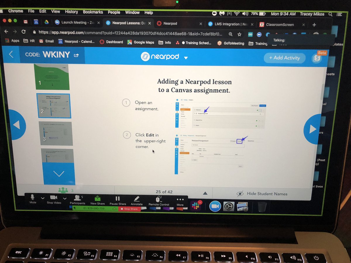 traceymikos's tweet photo. Love starting my week with a group of teachers and admins that are eager to learn how to integrate #Nearpod into their #LMScanvas courses! 💙💙💙
#NearpodWebinar
@pascoschools @OCPSnews @Jhart7312 https://t.co/4C81LoDn0P
