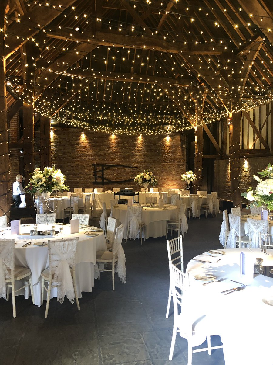 All set up today at the beautiful #coolingcastle barn, cream and burgundy was the order of the day #Sweetcart #wedding #sweets #bigday #congratulations