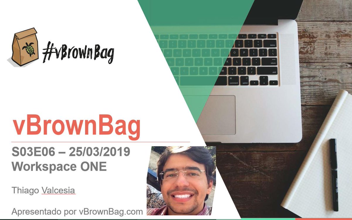 É hoje às 21h! Não percam a oportunidade de conhecer mais sobre Vmware Workspace ONE! 

Registre-se em: vbrownbagbrasil.com.br/agenda/ 

#vmware #workspaceONE #vExpert <a href="/vmware_brazil/">VMware Brasil</a> <a href="/VMware/">VMware</a>