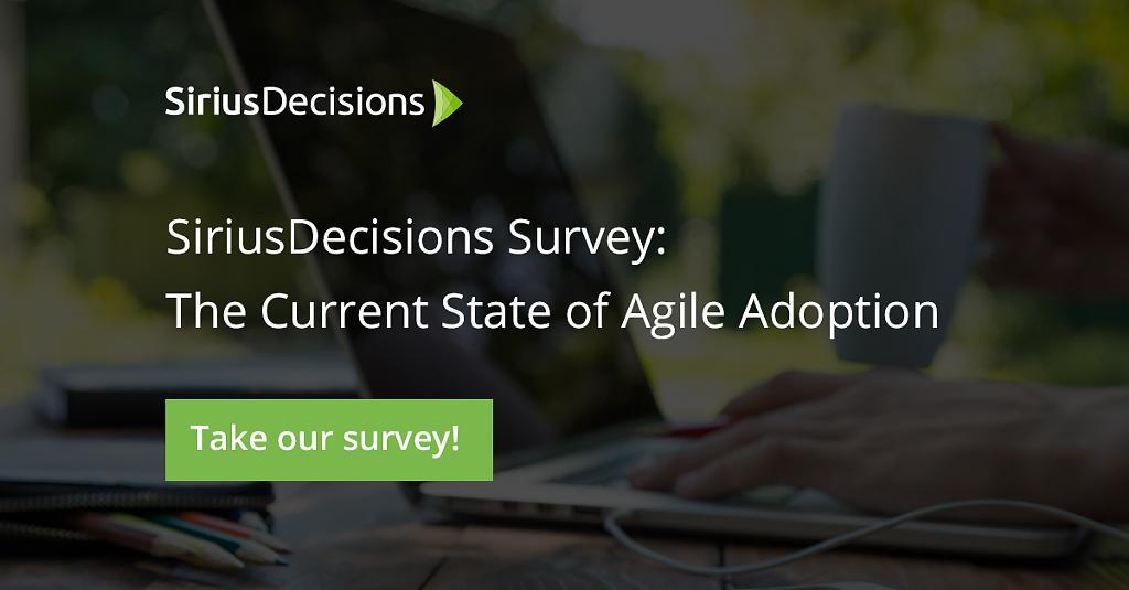Have you heard about #agile benefits? <a href="/SiriusDecisions/">Nothing to see here</a> would love to hear about agile adoption in your organizations.
Click here to take the survey: ow.ly/q4N330o6ytk #ProdMgmt