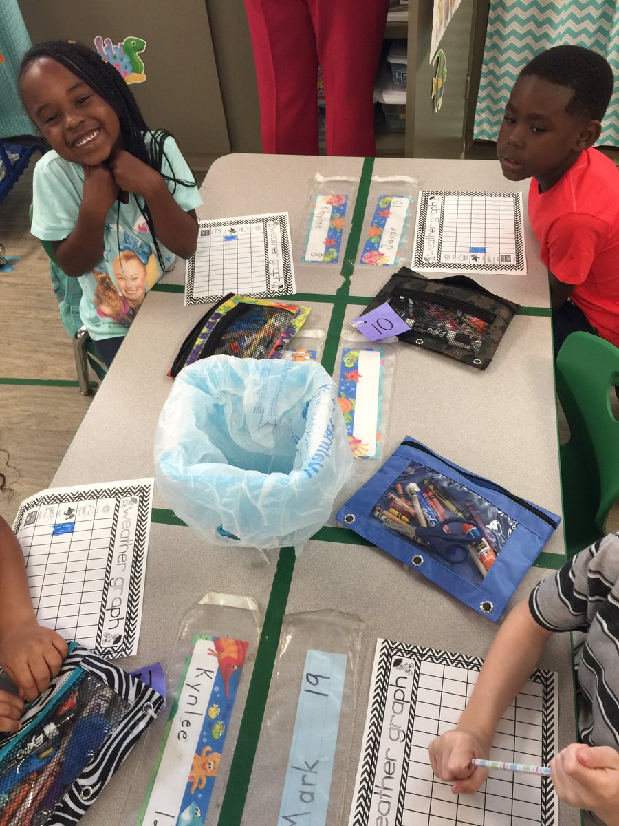 Learning about graphs while we graph the weather! @BrenhamEclc <a href="/BrenhamISD/">Brenham ISD</a> #PowerofPrek #ThisIsTexasPrek