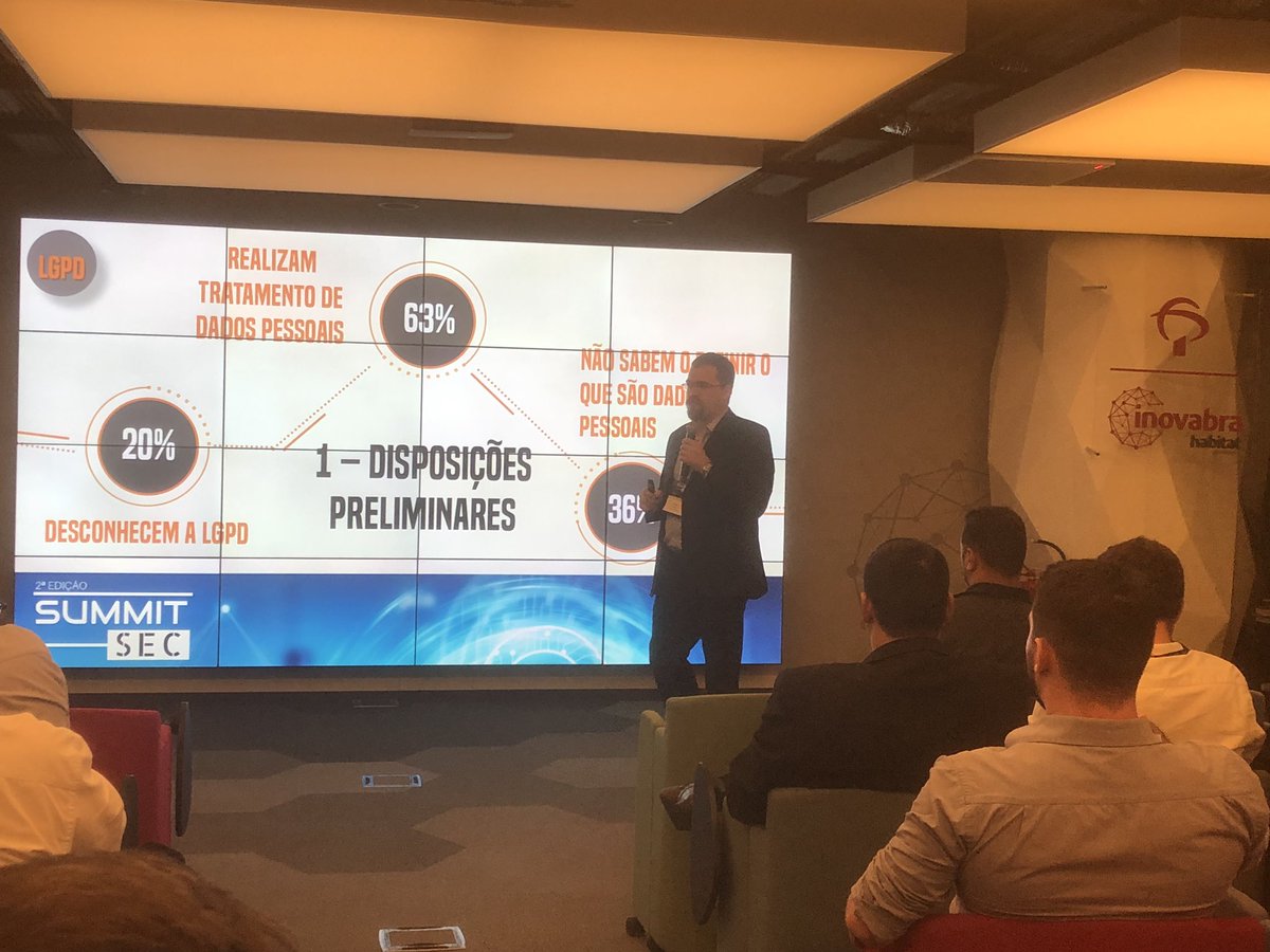 DARYUSBR's tweet photo. Palestra com o especialista @claudiododt sobre compliance corporativo, mas qual é o seu? #summitsec #DARYUS #compliance #lgpd https://t.co/szE54IYCzB