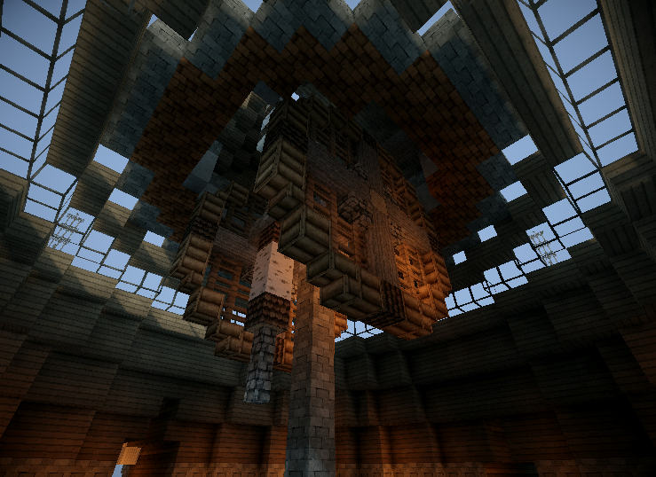 はすっこ 13年7月 にえべさん はぎくんに誘ってもらって ３人で 駅 をつくろうとなった ブロックを動かす当時熱かったmod ウゴクラフト を使った可動式天文台 だが駅 が出来上がりつつあった