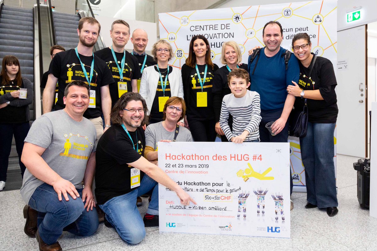 hug_ge's tweet photo. Hackathon des HUG #4: découvrez les gagnants et les participants qui ont travaillé ensemble sur l’usage de la réalité virtuelle, la création d’App, robots et logiciels pour améliorer notre hôpital #hackathonhug #innovationhug @opengeneva
https://t.co/L1d5OoqCND https://t.co/6FciGMzfQD