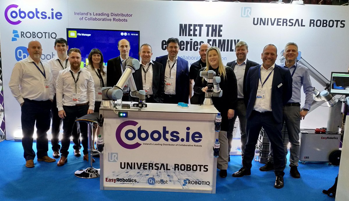 CobotsIreland's tweet photo. We'd love you to join our Cobots workshop Tour - starting Wed 27th March. Come and meet Cobots .ie, #UniversalRobots, #OnRobot & #PickIt3D - we're a friendly bunch :) & passionate about what we do! Learn about #CollaborativeRobots #Robotics & #Automation
https://t.co/iskCzDRAZW https://t.co/TcrhNzxqqq