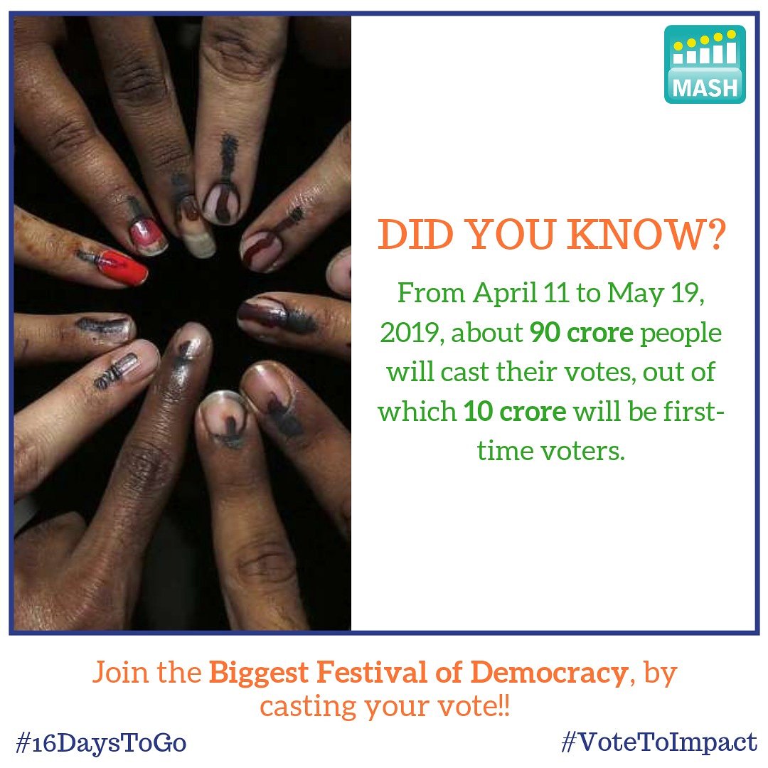 MASH_Project's tweet photo. Have you registered as a voter yet? If not, come be a part of the Biggest Festival of Democracy.
Check this Voter Guide to know more about registerations - https://t.co/jr4Q4eT4e8
#Election2019 #MyVote #MyRight #VoteToImpact #powerof18 #GeneralElections2019 https://t.co/Jm1twVsuEb