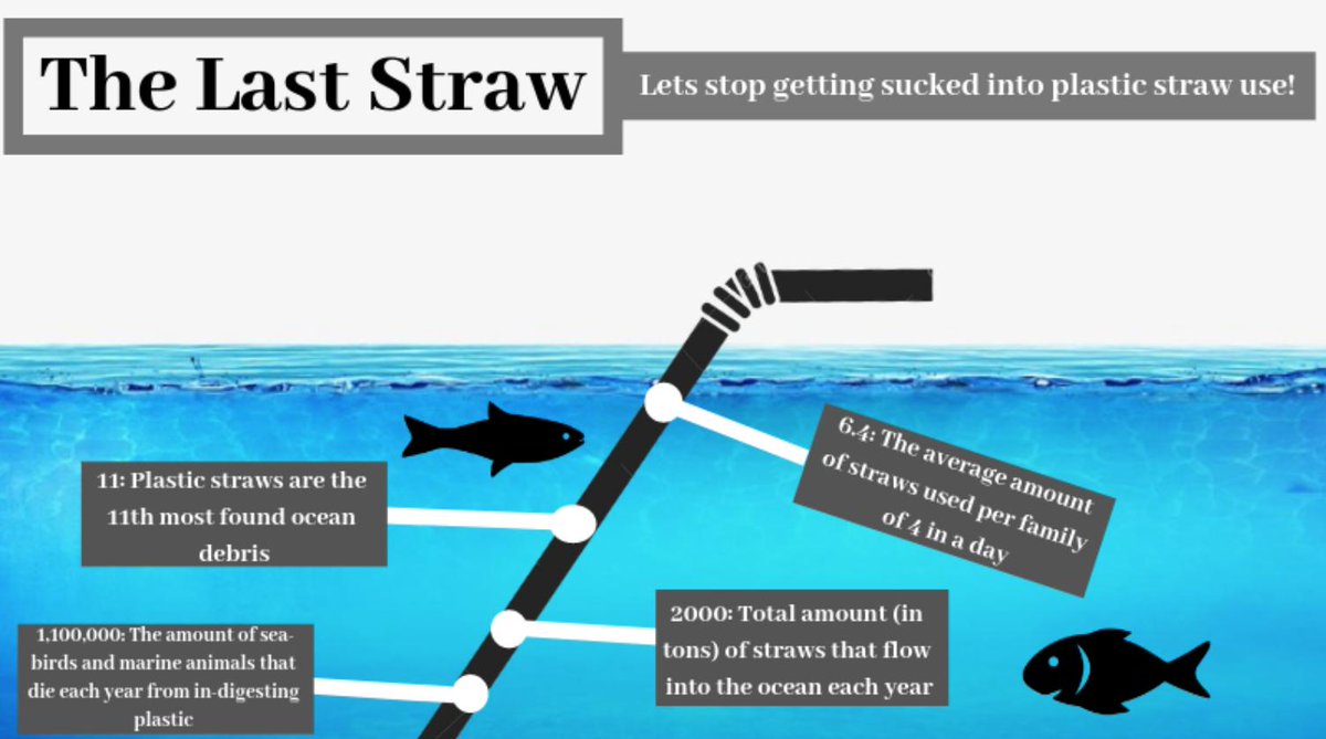 NoPlasticStraws's tweet photo. "I'm giving up plastic straws and here's why." https://t.co/YXa8ssLTER  #noplasticstraws https://t.co/x93MtscKbb