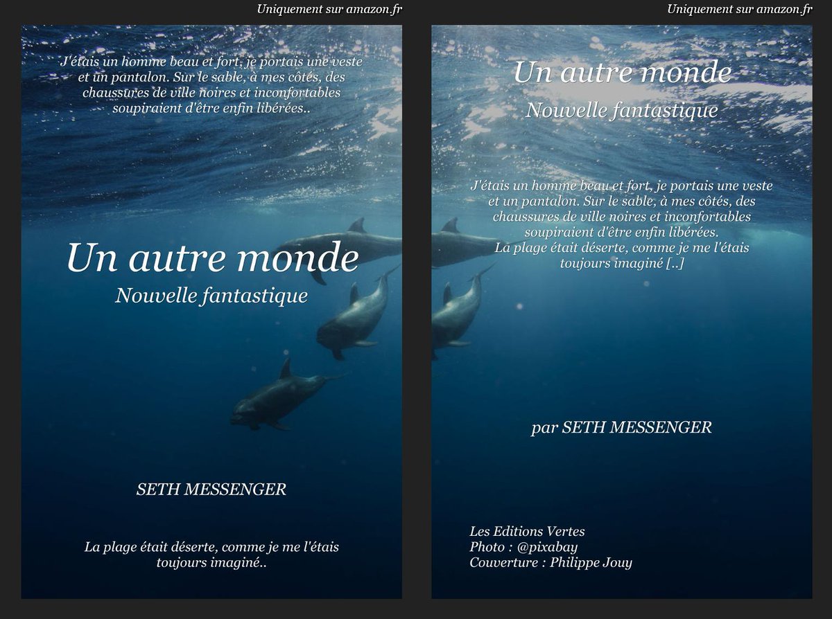 Nouvelle fantastique : Un autre monde
amzn.to/2Or3MBc