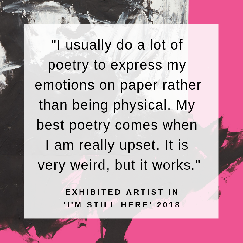KoestlerArts's tweet photo. Being creative can help with dealing with difficult emotions. Young people in custody often struggle with mental health. This young artist, whose work featured in our Southbank Centre exhibition last year, is able to channel his emotions into his writing https://t.co/wO85D8nlpQ https://t.co/fW7b5ubmOH