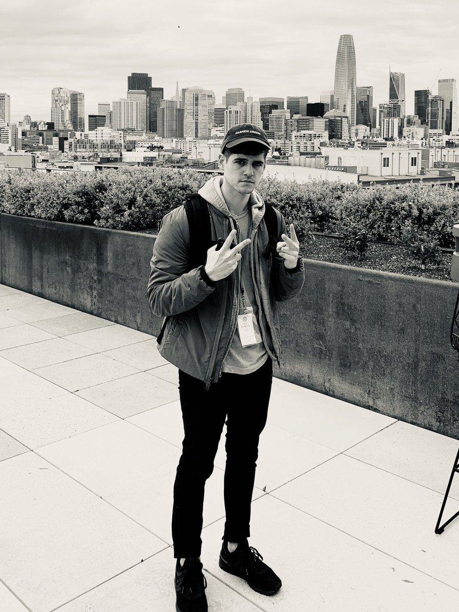 Very excited to have <a href="/ryanprudhouse/">Ryan Prudhomme</a> join the <a href="/runkitdev/">RunKit</a> team here at <a href="/Stripe/">Stripe</a>. We are lucky to have him. Note that I am taller than he is.