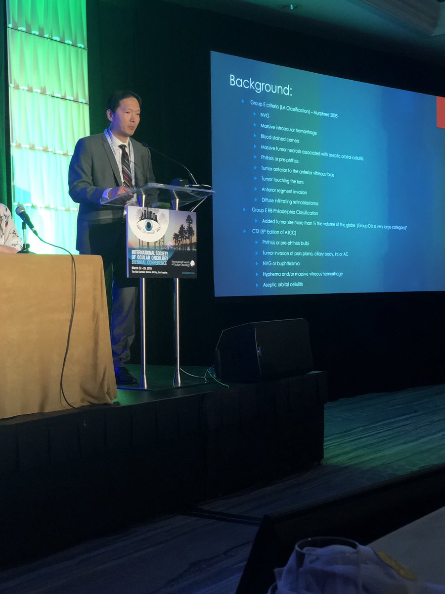 Dr. Jonathan Kim speaking on size implications for Group D and E eyes