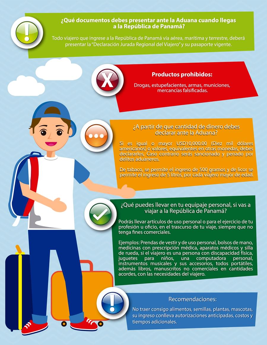 311Panama's tweet photo. ¿Qué Documento debes presentar ante la Aduana cuando llegas a la República de Panamá? #AtenciónCiudadana
https://t.co/H17bBq9cSd

@aduanaspanama @migracionpanama @tocumenaero @PasaportePanama https://t.co/S2nk76L5pp