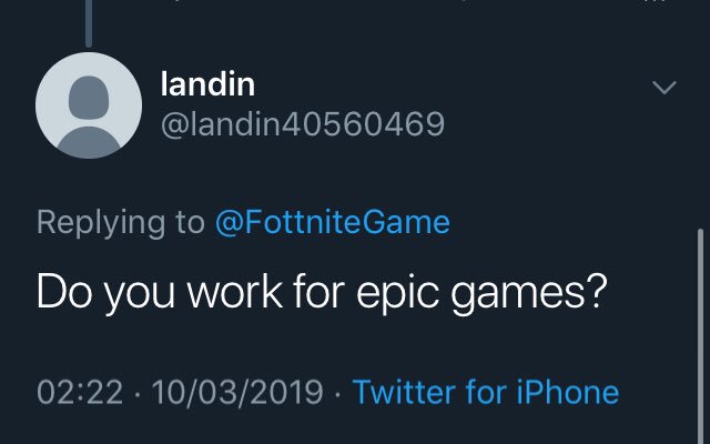 Fortnite tweet media
