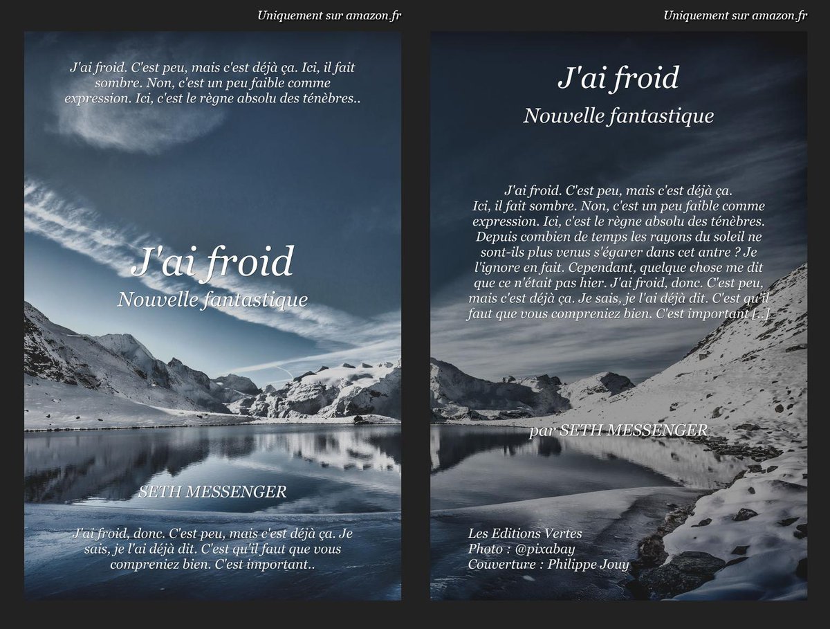 SethMessenger's tweet photo. Nouvelle fantastique : J'ai froid
https://t.co/P1EdPF7z3o https://t.co/5ZGBmJbsDA