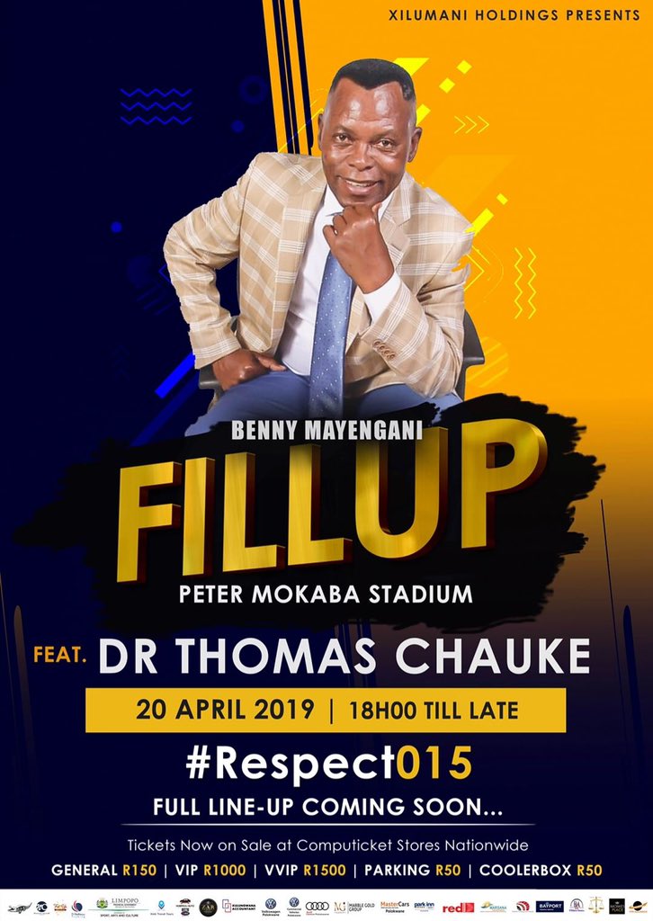 BmFill's tweet photo. @BennyMayengani Fill Up Peter Mokaba Stadium, 20 April 2019. Get yourself a ticket before its too late https://t.co/ePQO9OJUZ2