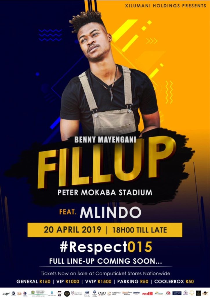 BmFill's tweet photo. @BennyMayengani Fill Up Peter Mokaba Stadium, 20 April 2019. Get yourself a ticket before its too late https://t.co/ePQO9OJUZ2