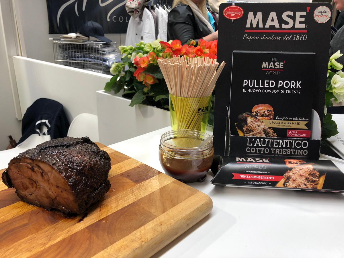 CottoMase's tweet photo. Anche domani saremo presenti a Modena Fiere per IMeat 2019, la sesta edizione dell'evento dedicato a macelleria e gastronomia!
In tanti stanno assaggiando la qualità inconfondibile dei nostri prodotti: un vero successo!
Vi aspettiamo al Padiglione C, stand D20
#MaseWorld #Mase https://t.co/PJljVsGnF5