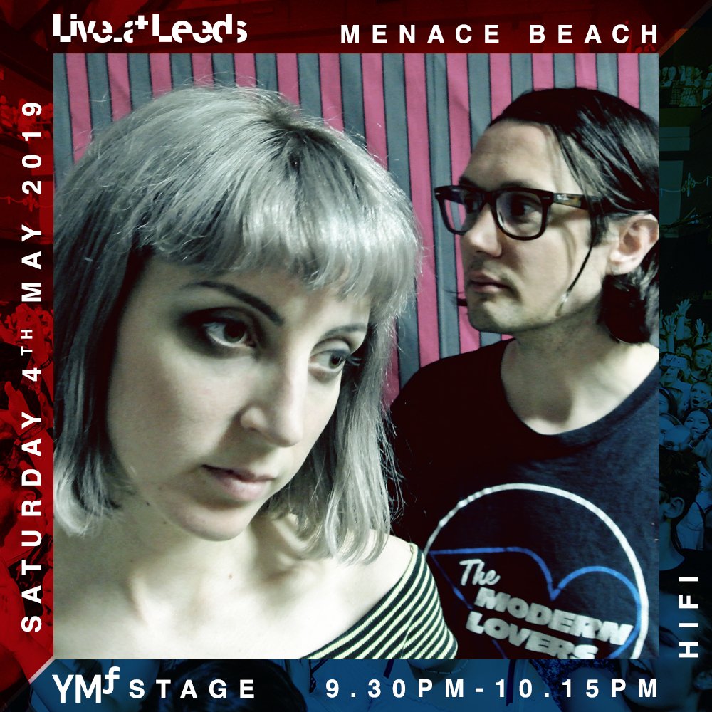 .<a href="/MENACE_BEACH/">MENACE BEACH</a> play the <a href="/yorkshire_forum/">YorkshireMusicForum</a> stage at the <a href="/HiFiClubLeeds/">The HiFi Club</a> at <a href="/liveatleedsfest/">Live at Leeds</a> on 04 May 2019. Grab your tickets here:  liveatleeds.seetickets.com/event/live-at-…