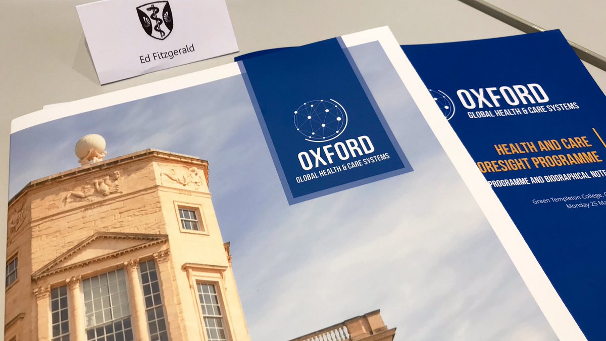 Dr Ed Fitzgerald (@dredfitzgerald) on Twitter photo Wrapping up discussions on the long-term outlook for health and care systems internationally in #Oxford today at @GreenTempleton — thanks for great insights from <a href="/trishgreenhalgh/">Trisha Greenhalgh</a>, <a href="/JenniferTHF/">Jennifer Dixon</a> <a href="/seyeabimbola/">Ṣẹ̀yẹ Abímbọ́lá</a> and delegates #GTCForesight2019 Wrapping up discussions on the long-term outlook for health and care systems internationally in #Oxford today at @GreenTempleton — thanks for great insights from <a href="/trishgreenhalgh/">Trisha Greenhalgh</a>, <a href="/JenniferTHF/">Jennifer Dixon</a> <a href="/seyeabimbola/">Ṣẹ̀yẹ Abímbọ́lá</a> and delegates #GTCForesight2019
