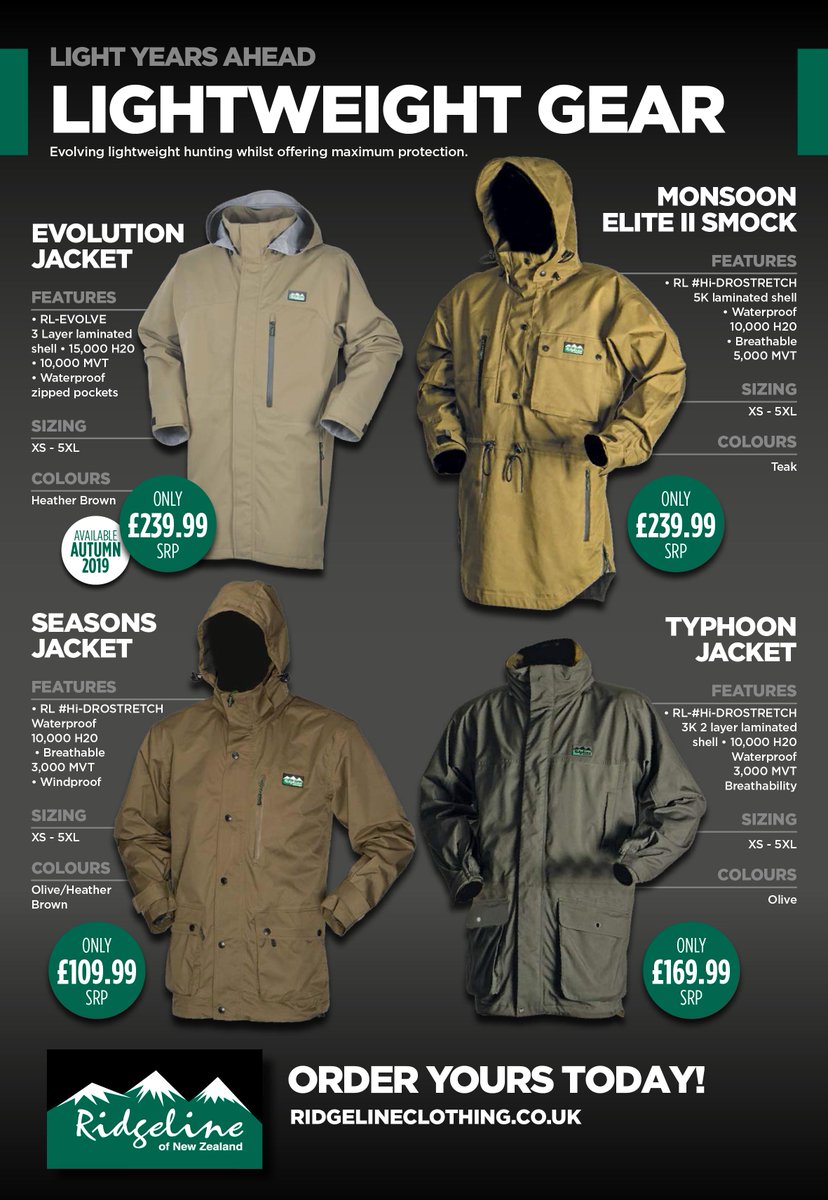 RidgelineUK's tweet photo. Ridgeline Lightweight Gear 

Performance Built Tough

#ordernow #ridgeline #clothing #jackets #outdoorgear #KIWITOUGH #ridgelineclothing https://t.co/Ba30i9A4JY