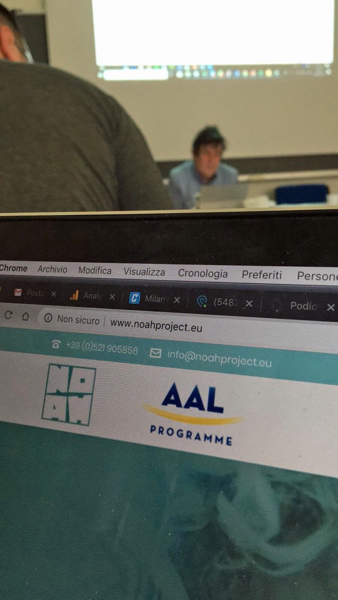 NoahProject_'s tweet photo. We are now in Parma, at the general assembly of Noah Project, facing the pilot planning stage. The jet is already warming up! #NOAHPROJECT https://t.co/7qW6Pm1TcP