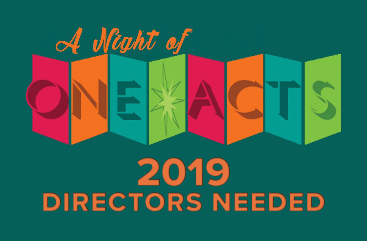 ACTAbilene's tweet photo. A NIGHT OF ONE ACTS 2019 is coming in August and we are accepting Director's Proposals now! You can get more info and download a submission packet at our website. Submit your proposals to GetInTheACTProduction@gmail.com.
https://t.co/SklHMzqv7D
#GetInTheACT #NightOfOneACTS https://t.co/Oy1BapXowS
