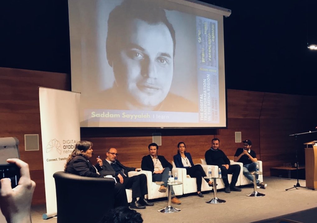 SalemHadidix's tweet photo. @SaddamSayyaleh : There's a gap between the educational system and the technological system which creates challenges for the wholr community #DANRS19 #DANRSAmman #Amman https://t.co/z2waaiolWq