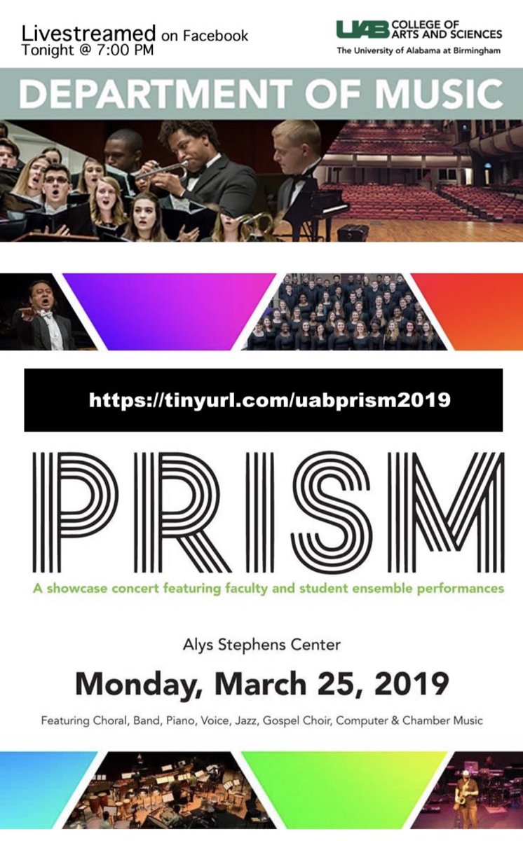 You don’t want to miss this event! It’s happening at the Alys Stephens Center and Livestream tonight at 7 pm.