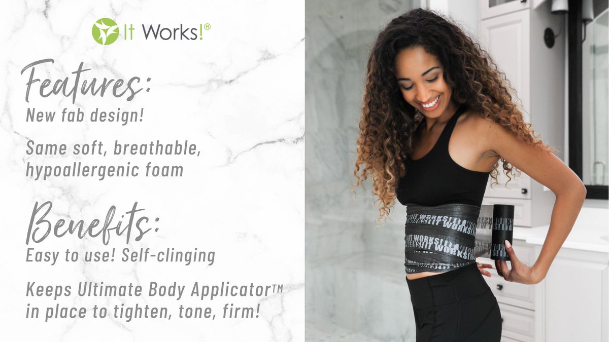 ItWorksGlobal's tweet image. Have you ordered our NEW #FabWrap yet?! 😍