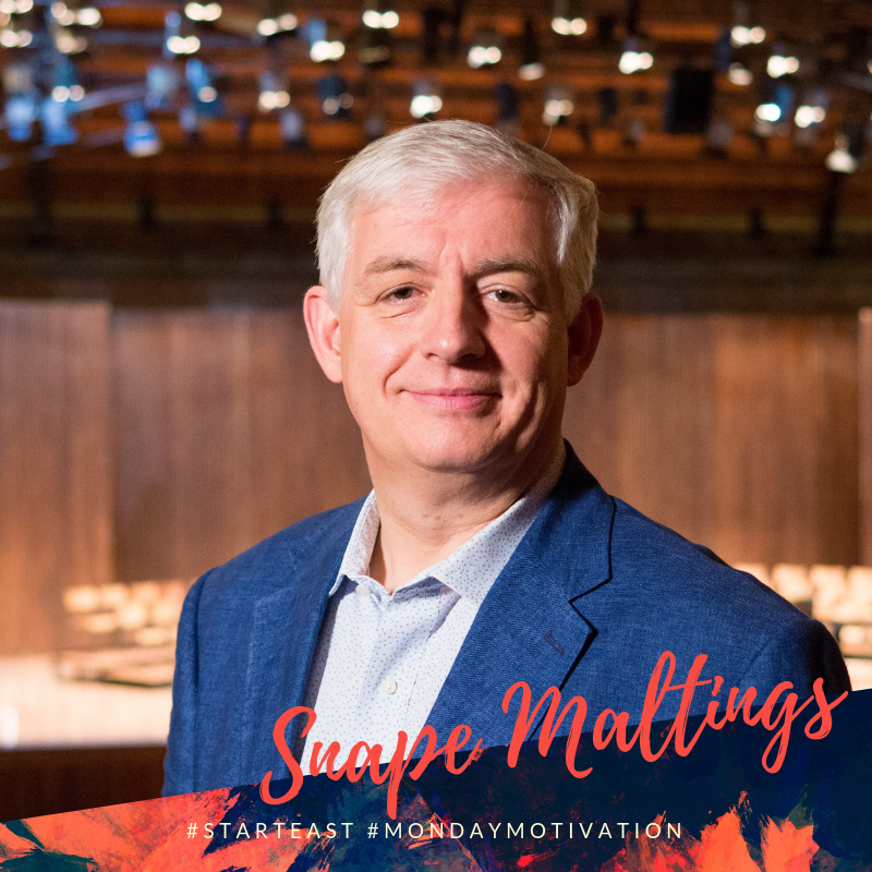 Start_East's tweet photo. Today our #MondayMotivation is the inspirational #RogerWright Chief Executive @snapemaltings, former director @bbcproms & @Start_East steering group member. Roger is hosting a webinar on building partnerships & audiences on 17 April - book your free place https://t.co/pvGN3LtQXa https://t.co/32fLIh6hI3