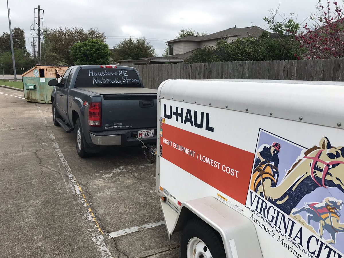 MrWagnerNE's tweet photo. We are loaded and ready to get on the road. Thank you @LiestmanES for your love and support of family and friends back home in Nebraska. #aliefproud #NebraskaStrong https://t.co/9j3vnp9aJq