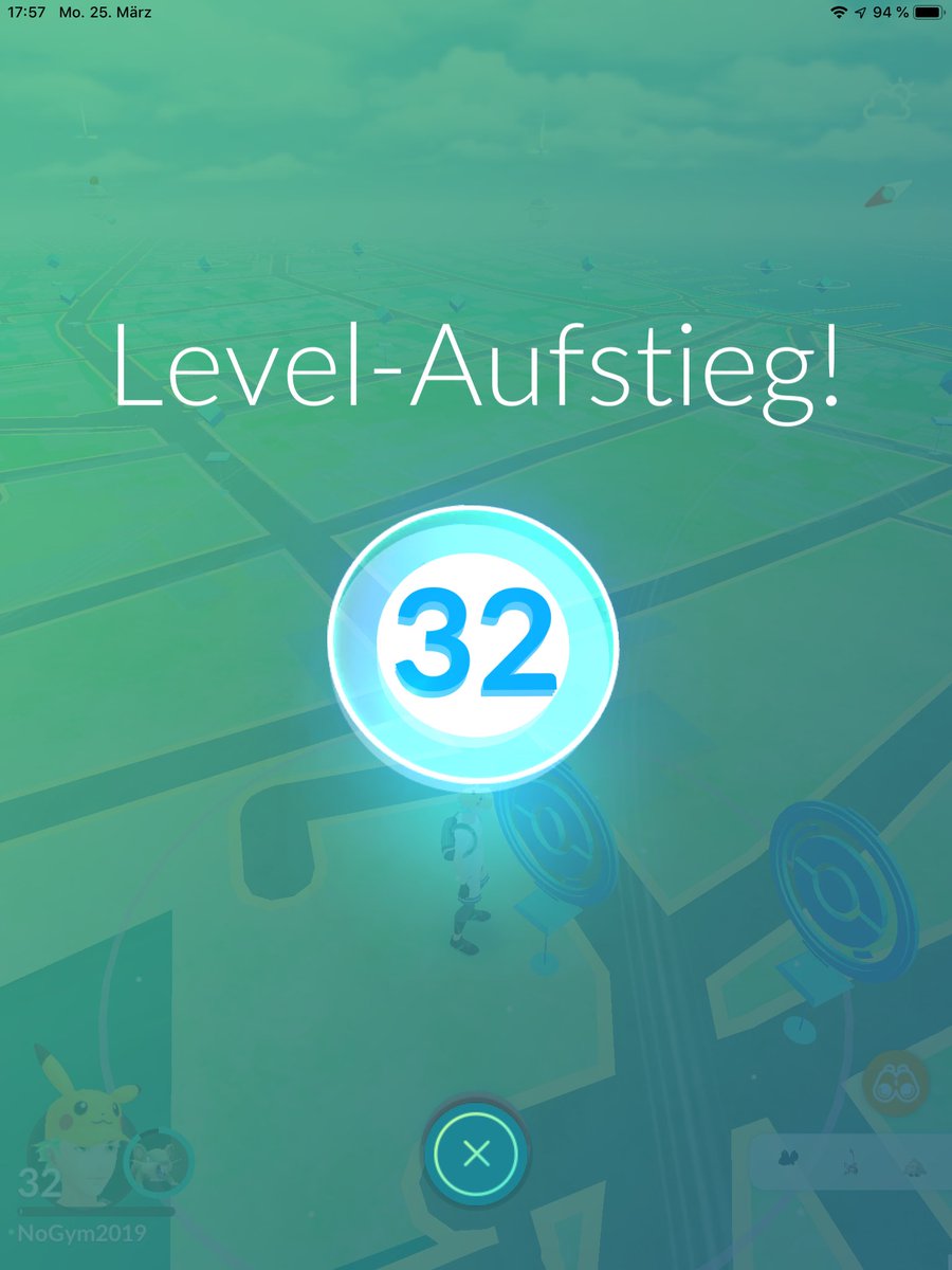 gym2019's tweet photo. Level 32 - #noGym #noCoins #TeamGreen #PokémonGO https://t.co/CbKyaBvcHI