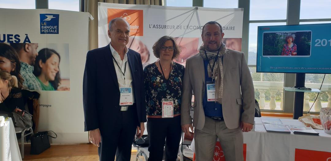 StChristopheAss's tweet photo. Nous sommes heureux d'avoir accompagné durant 3 jours les adhérents et les partenaires de la #FNOGEC  pendant les Journées Nationales 2019 !
@FCussaguet, @PHILCHARLES09, @guezaisp https://t.co/OTwfrZatdS