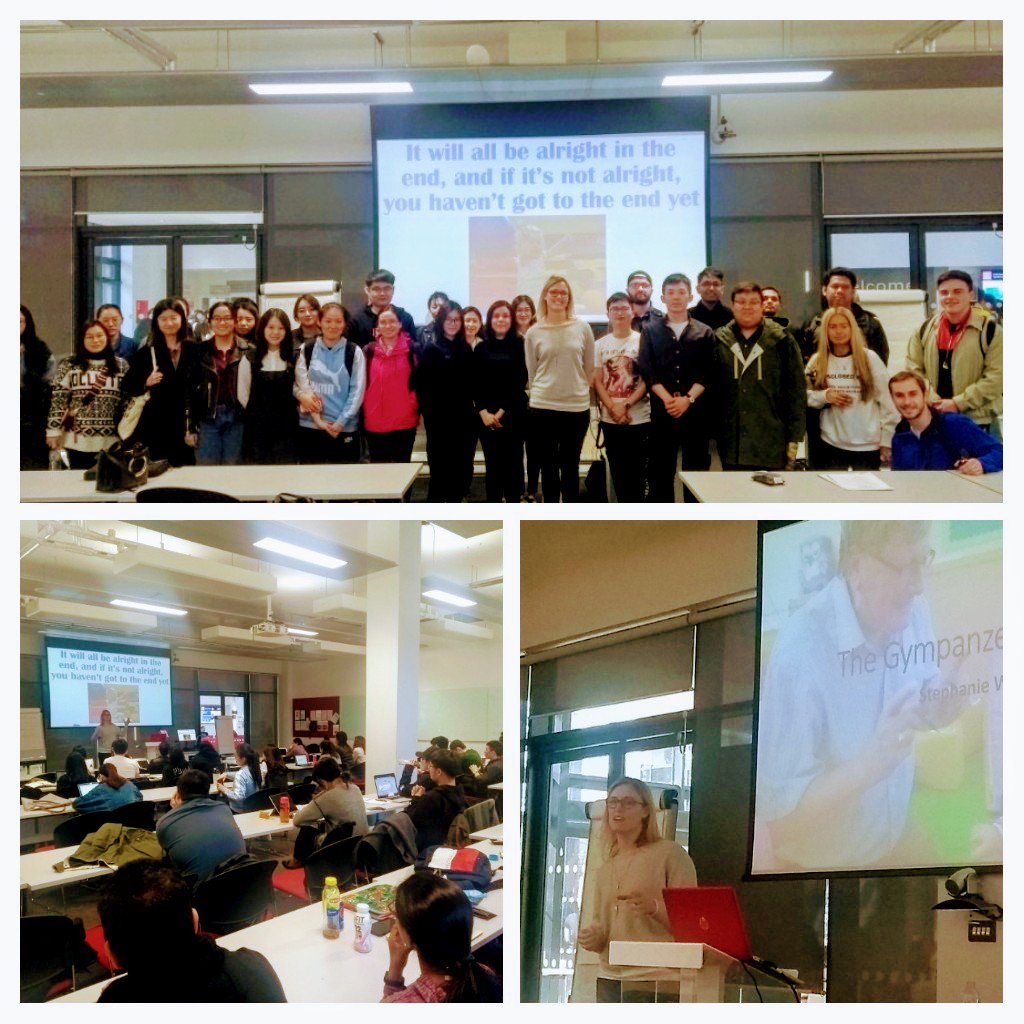RIN_Cardiff's tweet photo. Many thanks to Stephanie Wheen @Wheen_Physio for sharing the amazing @GympanzeesUK journey with @cardiffbusiness MSc students in business strategy and entrepreneurship. Inspiring example of #publicvalue #socialenterprise #responsibleinnovation and #entrepreneurlife @RIN_Cardiff https://t.co/nj5dnTn3ga
