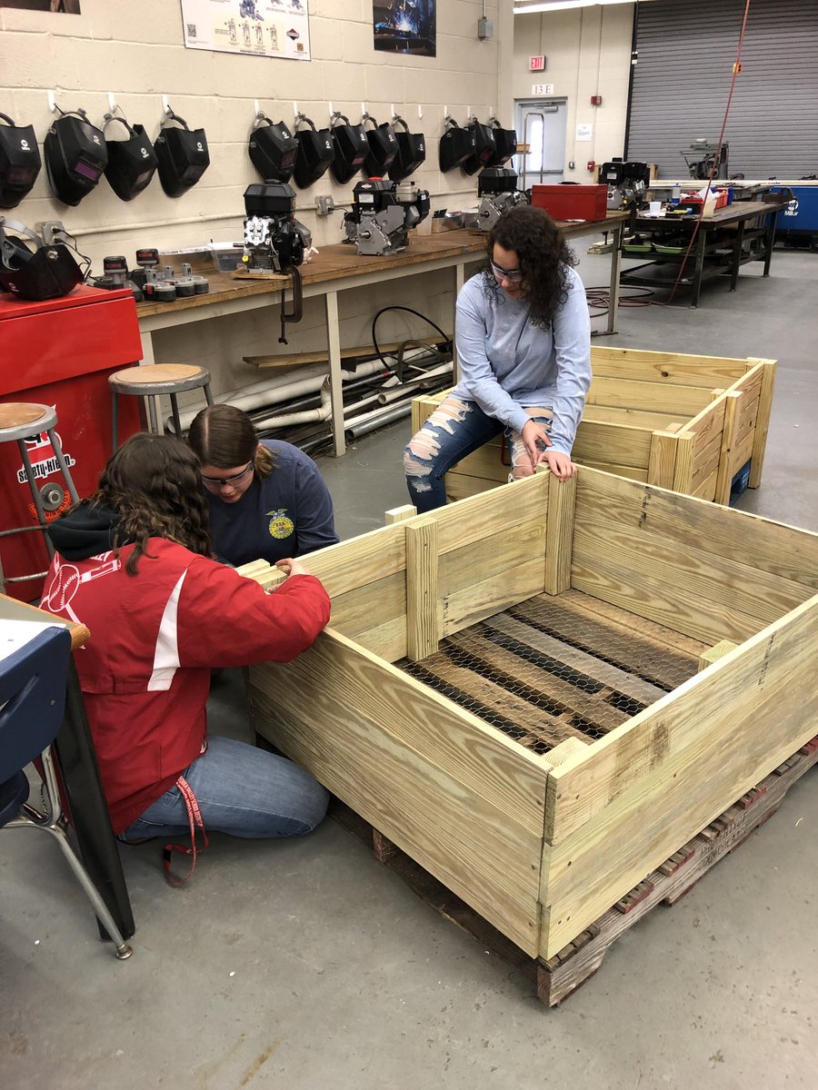 Our raised beds are almost complete! Thanks PV Ed Foundation for supporting this project #PVbravesProud #handsonlearning