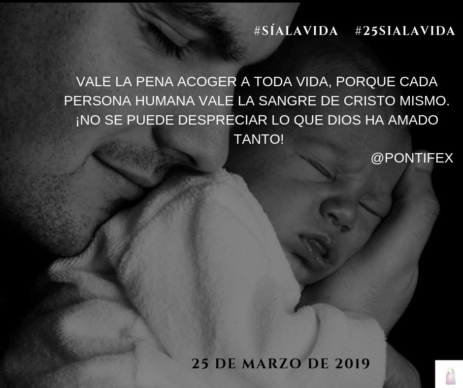 delfamiliatoled's tweet photo. Hoy #25deMarzo dia de #AnunciaciondelSeñor #JornadaPorLaVida decimos #SiALaVida #25SíalaVida ¿ Te unes ? RT 😊 https://t.co/WQ5b7n4jy7