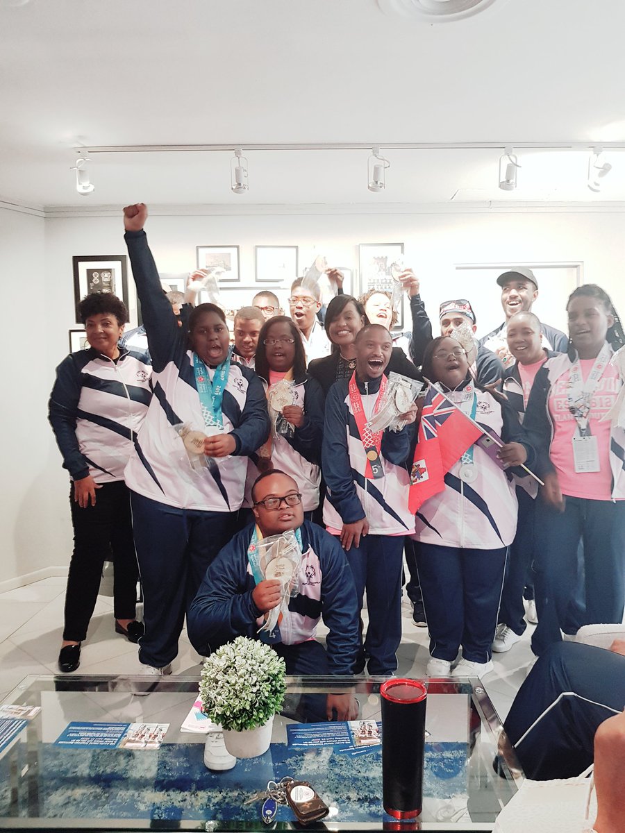 🎊🎊🎉🎉🎉.. CONGRATS to our 'Special Olympic Athletes'!! 17 medals, 13 athletes.. 🏅🏅🏅🏅.. We are so PROUD of our athletes. ❤ @Bermuda @SpecialOlympics @BermudaPremier @WeAreBermuda .. 🏅🎉🎊💫🙌🏾