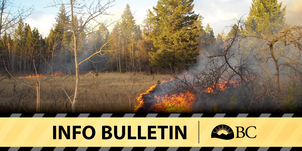 Crews from the #BCWildfire Service plan to burn piles of woody debris near Williams Lake over the next six weeks to reduce wildfire risks in the area. Smoke and flames may be visible from Williams Lake and surrounding communities. Info: bcfireinfo.for.gov.bc.ca/hprScripts/wil… #Cariboo