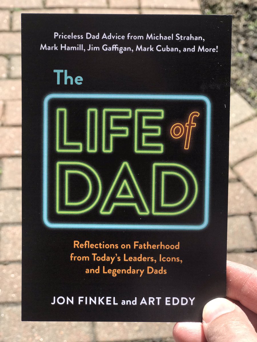 Looking forward to reading the new book from the @LifeofDadShow dad dudes @Jon_Finkel & @ArtEddy3 soon! Pre-order your copy today on Amazon -> amzn.to/2HG6SAK #DadLife #LifeofDad #DadReads
