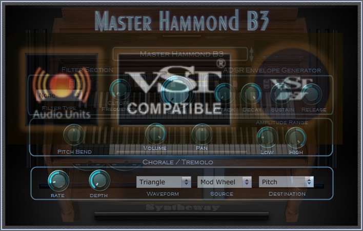 HammondB3VST's tweet photo. Hammond B3 Organ Changes in Windows v3.0: The VST plugin has been completely redesigned with revamped presets with a vast array of essential B-3 organ sounds. • Added: VST3 Plugin format. • Added: Chorale/Tremolo Speed Modulator https://t.co/6a4Zv0w5ZY … https://t.co/ueXYNyNW4o