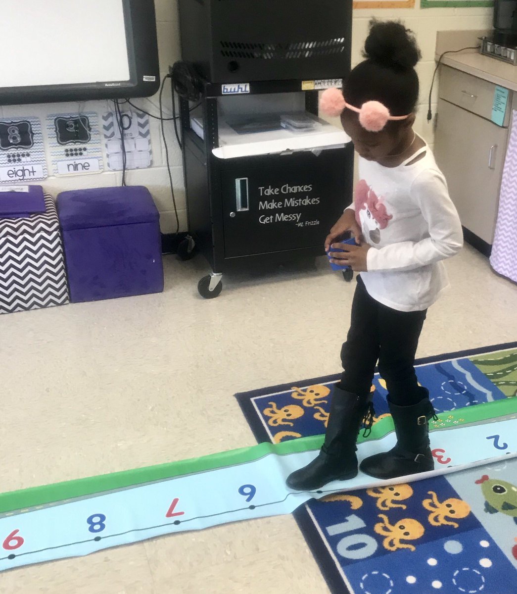 MTL_SVMaccMath's tweet photo. Movement in math! We are using a number line to help us hop to the right number when practicing the counting-on strategy. #mrsmaccrismathmindset #movinginmath #mathfactstrategies https://t.co/tb8ZO1NB4m
