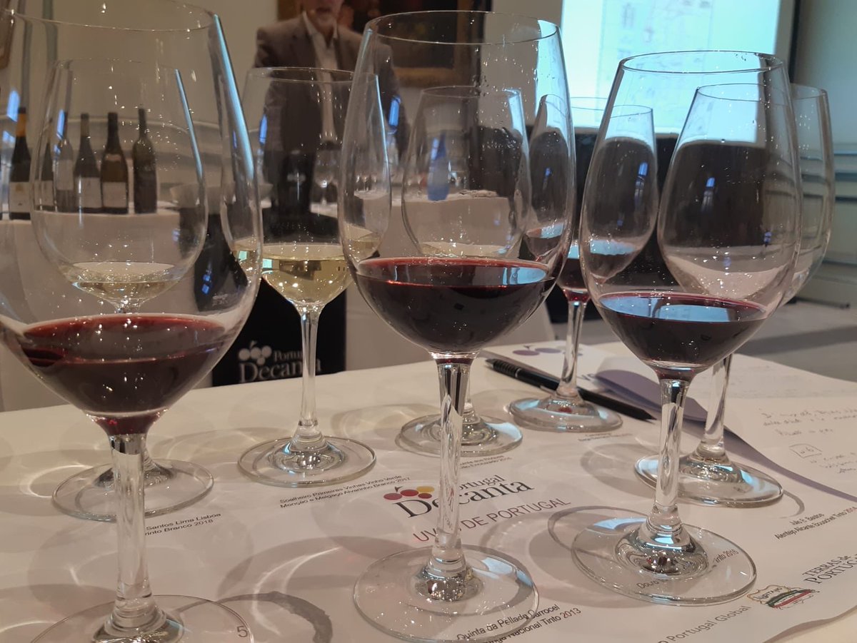 PortugalDecanta's tweet photo. Vamos con la tercera cata de hoy y nos adentramos en las variedades portuguesas de estos ocho vinos 🍷👌🏼#PortugalDecanta @Verema @TerrasPortugal @aicep @ViniPortugalPT #Wine #Winelovers #VinosPortugueses #Vino #vinho #vinhobranco #vinhotinto https://t.co/D3lbAZGfmx