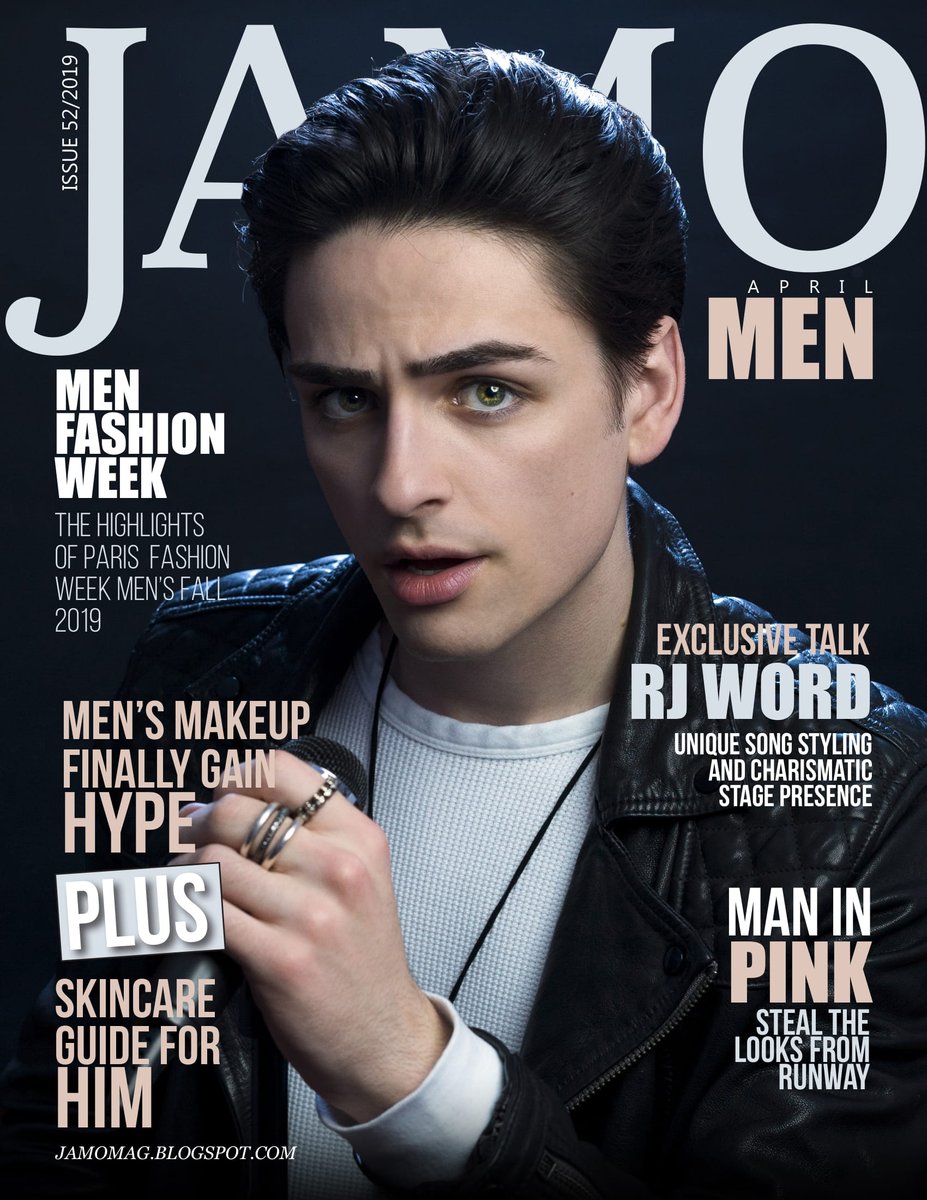 JamoMag's tweet photo. We are so thrilled to announce our #Aprilissue ft @RJ_Word, Read #RjWord interview &amp; our this issue is a complete men issue with #Beauty, #Fashion, #StreetStyle &amp; #Guides for everything related &amp; Read our talk with #Disney's #Aladdin star @NavidNegahban https://t.co/8GxW1MbULL https://t.co/P4YqgexkkX