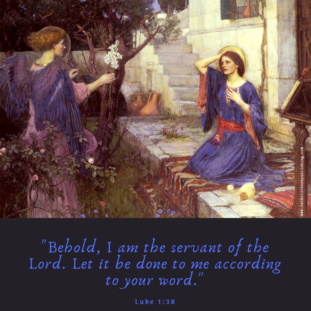 CatholicBookPC's tweet image. Mary's "yes" changed the course of human history. She prepared for this great event by saying "yes" to God every day. Let's follow her example of habitually doing God's will, bringing #Christ to the world in our own way each day! Have a blessed #SolemnityoftheAnnunciation!