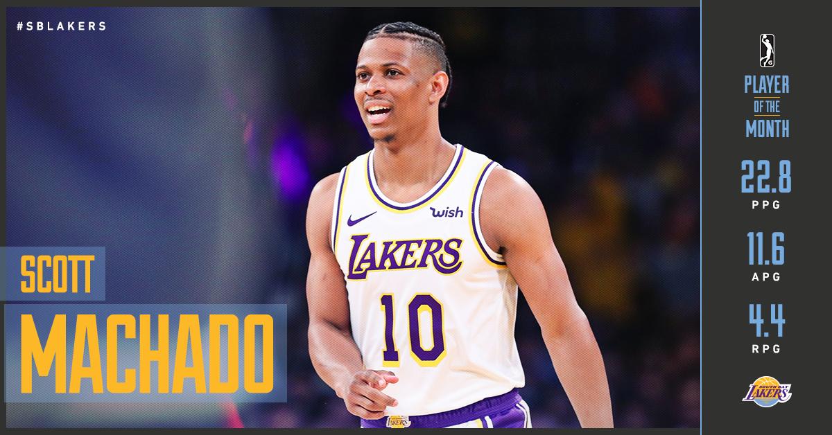 The accolades keep coming!
@_ScottMachado has been named @NBAGLeague Player of the Month for averaging 22.8 points and 11.6 assists over 8 games in March.
π° Β» https://on.nba.com/2FAYxMFΒ