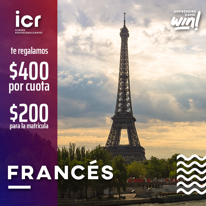 icrCursos's tweet photo. ¿Te gustaría aprender Francés? ¡#WIN es tu lugar!
🎁 Consultá ahora y obtené un descuento de $400 por cuota y $200 en matrícula.

📱 https://t.co/zjnjIqBXZc
🏣 Mitre 788 PA
☎️ 5580165. https://t.co/QsJSlVQbUk