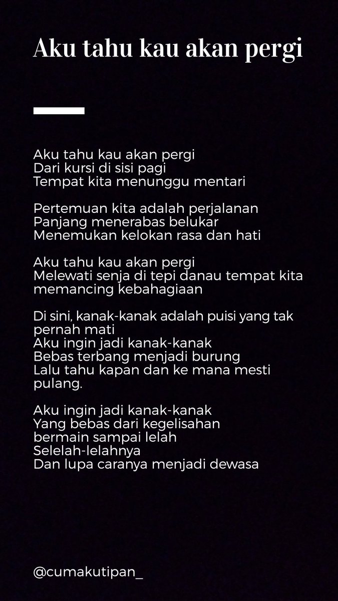 Ade Ubaidil On Twitter Kamu Ngga Sendirian Selasapuisi